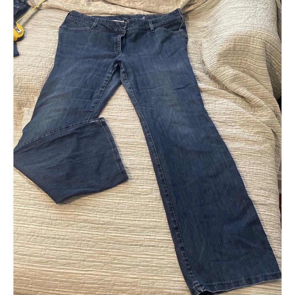 Lands' End Women's Mid-Rise Bootcut 20 W